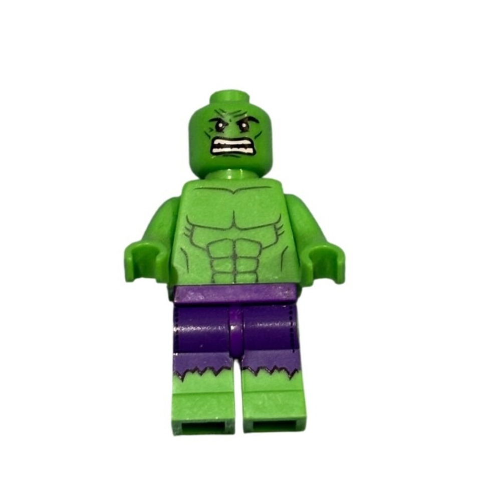 Marvel Super Heroes Hulk Minifigure Green Muscle Purple Pants Action Figure